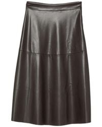 Alpha Studio - Faux Leather Skirt - Lyst