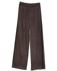 Herno - Elasticated-Waistband Wide-Leg Trousers - Lyst