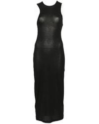 Wardrobe NYC - Ribbed Racer Dress - Lyst