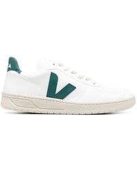 Veja - V-10 Cwl Sneakers - Unisex - Calf Leather/fabric/rubber - Lyst