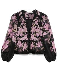 Zimmermann - Blusa Dawning - Lyst