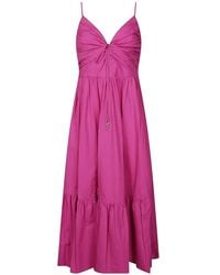 Michael Kors - V-Neck Maxi Dress - Lyst