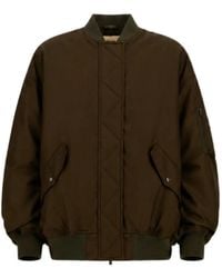 Herno - Padded Gabardine Bomber Jacket - Lyst
