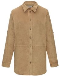 Urban Code - Faux Leather Shirt - Lyst