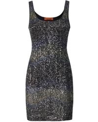 Missoni - Sequin-Embellished Zig-Zag Mini Dress - Lyst