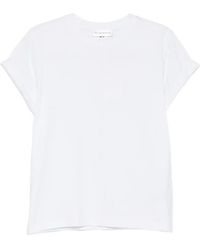 Victoria Beckham - Solid Crew Neck T-Shirt - Lyst