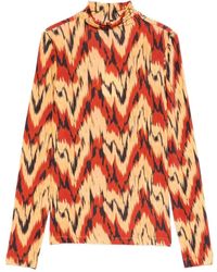 Ulla Johnson - T-Shirt A Collo Alto - Lyst