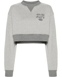 Miu Miu - Club Sweatshirt - Lyst