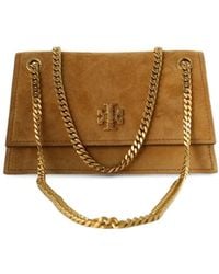 Tory Burch - Sac Porté Épaule À Plaque Logo - Lyst