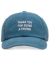 Ami Paris - Cotton "Thank You For Being A Friend" Cap - Lyst