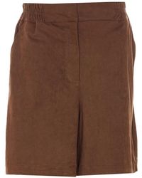 Urban Code - Faux Leather Shorts - Lyst