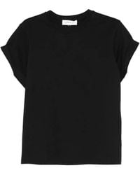 Victoria Beckham - Solid Crew Neck T-Shirt - Lyst