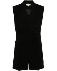 Michael Kors - Double Breasted Playsuit - Lyst