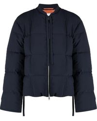 Jil Sander Quilted Puff Coat - Blue
