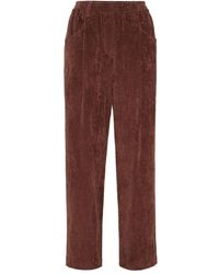 Brunello Cucinelli - Cotton Trousers - Lyst