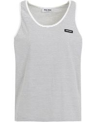 Miu Miu - Cotton Top - Lyst