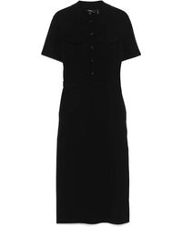 Theory - Military Midi Dress - Lyst