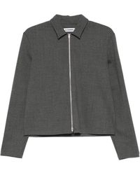 Jil Sander - Zip-Up Classic-Collar Jacket - Lyst