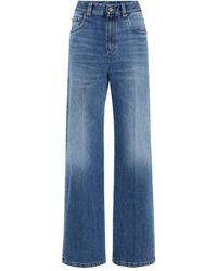 Brunello Cucinelli - Denim Cotton Jeans - Lyst