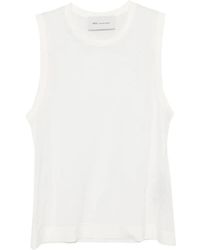 Ami Paris - Crew-Neck Sleeveless T-Shirt - Lyst