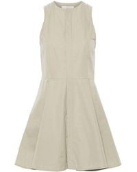 Ami Paris - Short Dress With Hidden Tab - Lyst