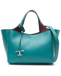 Tod's - Mini Leather Tote Bag - Lyst