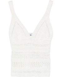 Alpha Studio - Crochet Top - Lyst