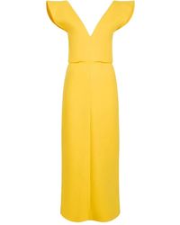 Proenza Schouler - Canary Viscose Wool Mariam Dress - Lyst