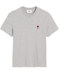 Ami Paris - Red Adc T-shirt - Lyst