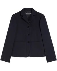 Jil Sander - Wool Gabardine Jacket - Lyst