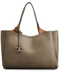 Tod's - Borsa In Pelle Media - Lyst