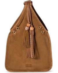 Miu Miu - Suede Handbag With Tassels - Lyst