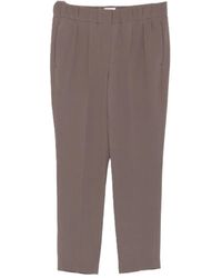 Brunello Cucinelli - Pull On Trousers - Lyst