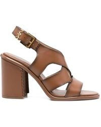 Michael Kors - Raven Block Heel Sandal - Lyst