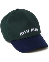 Miu Miu - Two Tone Cap - Lyst