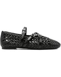 Michael Kors - Indy Buckle-Strap Ballet Flats - Lyst