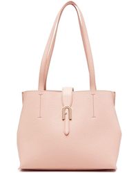 furla leather tote bolsa