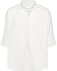 Ami Paris - Ami De Coeur-motif Cotton Shirt - Lyst