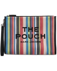 Marc Jacobs - The Stripe Mesh Large Pouch - Lyst