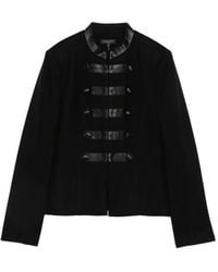 Rag & Bone - Militare Leather-Trim Jacket - Lyst