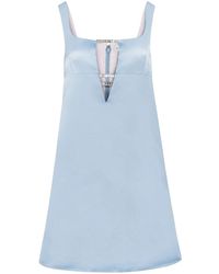 Nina Ricci - Satin Mini A-line Dress - Lyst