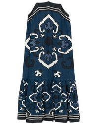 Sea - Blasie Print Spaghetti Strap Dress - Lyst
