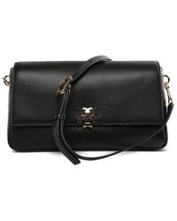 Tory Burch - Charlie Small Shoulder Bag With Logo - Lyst