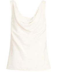 Brunello Cucinelli - Linen Blend Tank Top - Lyst