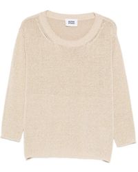 Alpha Studio - Round Neck Sweater - Lyst