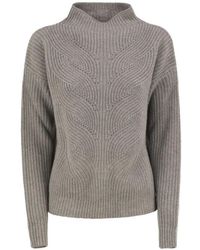 Herno - Knit High-Neck Sweater - Lyst