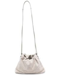 Brunello Cucinelli - Suede Crossbody Bag - Lyst