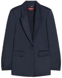 Max Mara - Envers Satin Blazer - Lyst