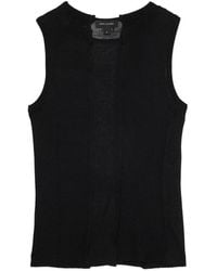 Marc Jacobs - Sheer-Panelled Knit Tank Top - Lyst