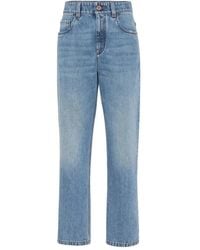 Brunello Cucinelli - Denim Cotton Jeans - Lyst